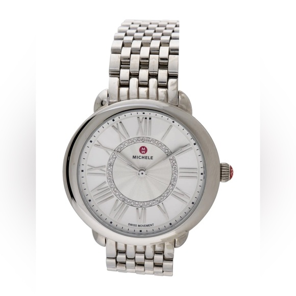 Michele Accessories - Michele Serien Watch with Diamonds